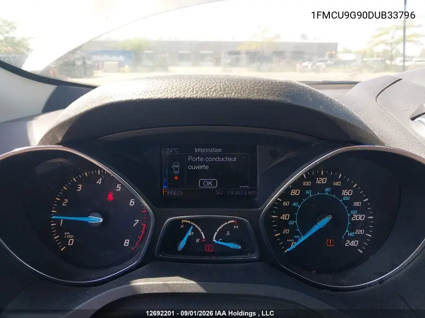 2013 FORD ESCAPE VIN 1FMCU9G90DUB33796 — фото 7