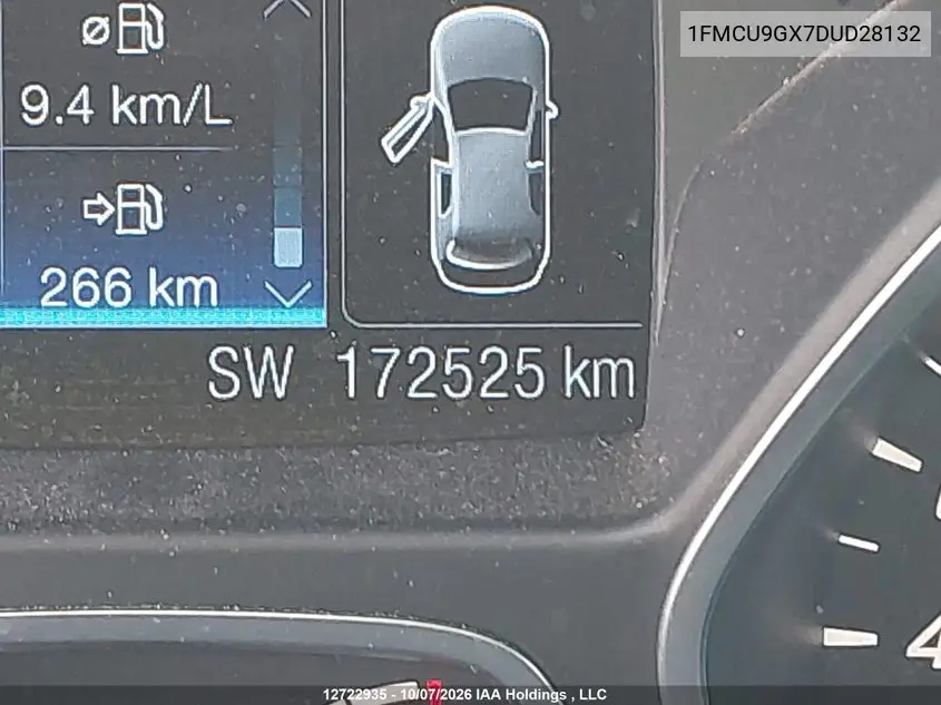 2013 FORD ESCAPE VIN 1FMCU9GX7DUD28132 — фото 16