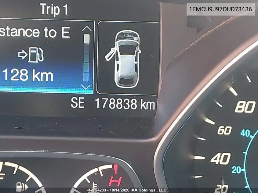 2013 FORD ESCAPE VIN 1FMCU9J97DUD73436 — фото 15