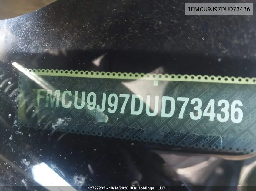 2013 FORD ESCAPE VIN 1FMCU9J97DUD73436 — фото 18