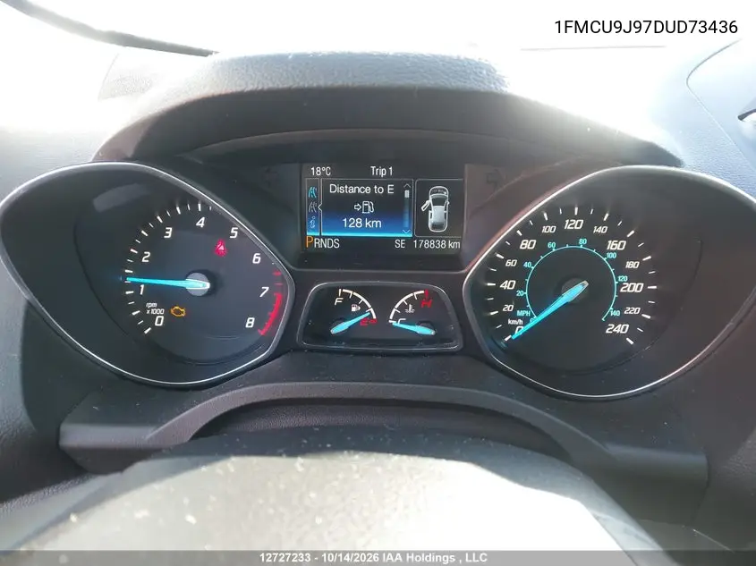 2013 FORD ESCAPE VIN 1FMCU9J97DUD73436 — фото 7