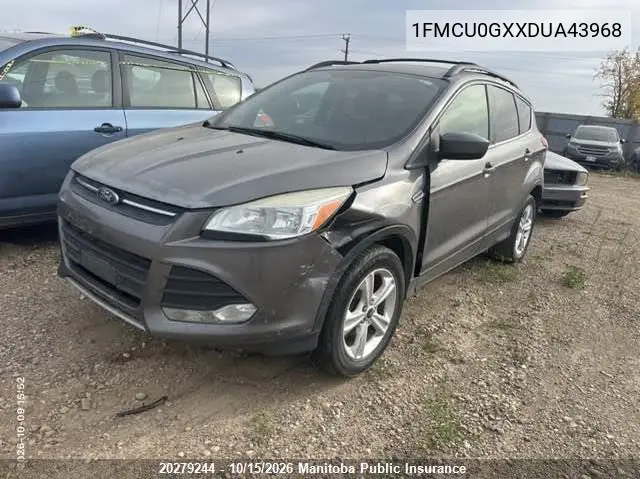 FORD ESCAPE 2013, VIN 1FMCU0GXXDUA43968