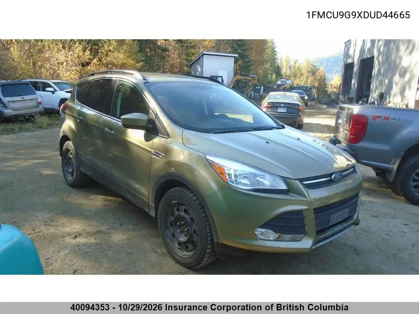 FORD ESCAPE 2013, VIN 1FMCU9G9XDUD44665