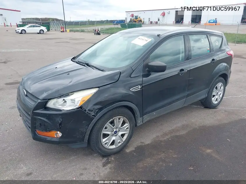 2013 FORD ESCAPE VIN 1FMCU0F71DUC59967 — фото 2