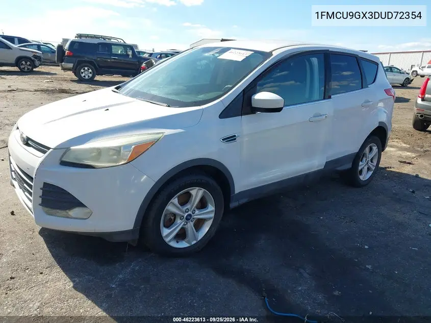 2013 FORD ESCAPE VIN 1FMCU9GX3DUD72354 — фото 2