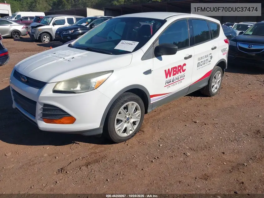 2013 FORD ESCAPE VIN 1FMCU0F70DUC37474 — фото 2