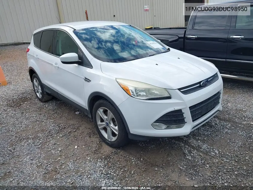 FORD ESCAPE 2013, VIN 1FMCU0G93DUC98950