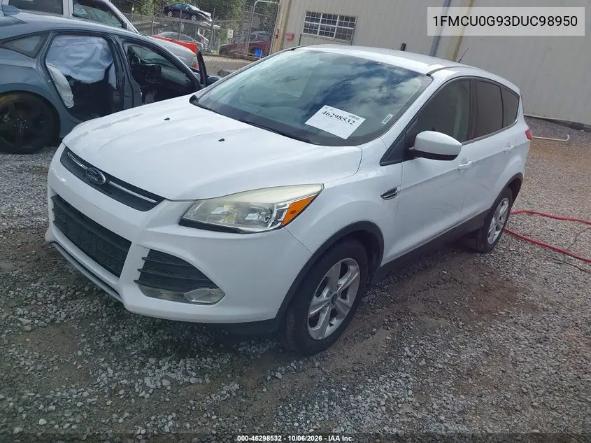 2013 FORD ESCAPE VIN 1FMCU0G93DUC98950 — фото 2