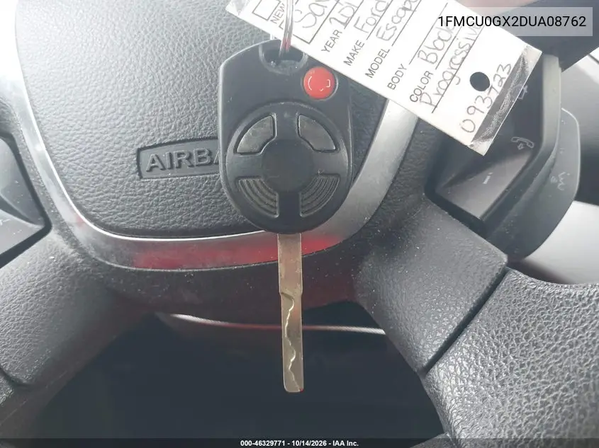 2013 FORD ESCAPE VIN 1FMCU0GX2DUA08762 — фото 11
