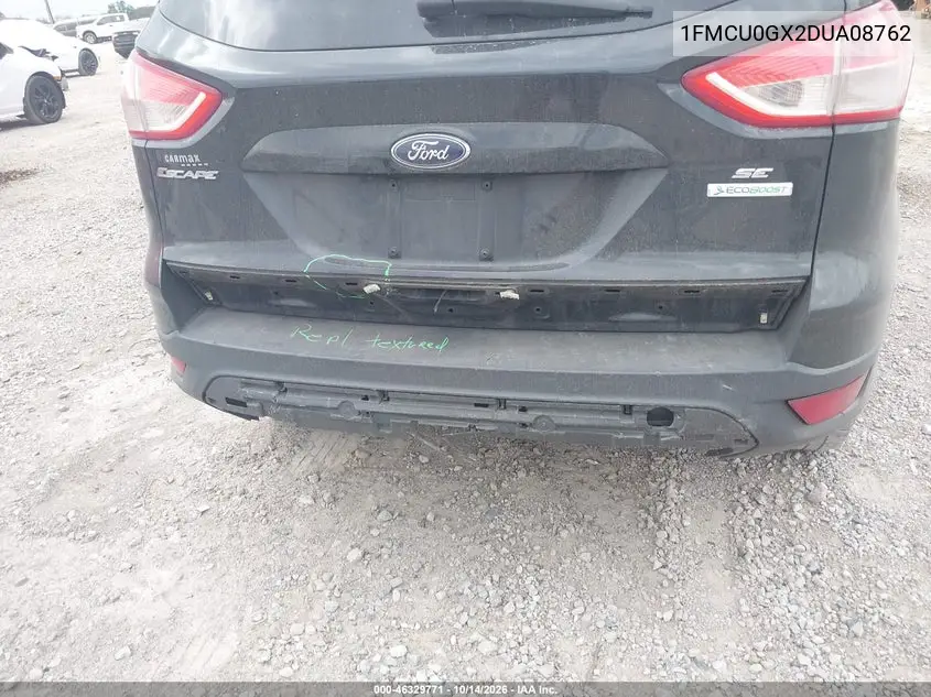 2013 FORD ESCAPE VIN 1FMCU0GX2DUA08762 — фото 6