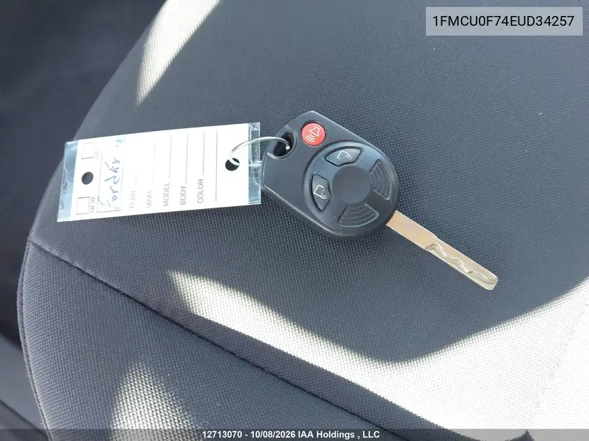 2014 FORD ESCAPE VIN 1FMCU0F74EUD34257 — фото 11