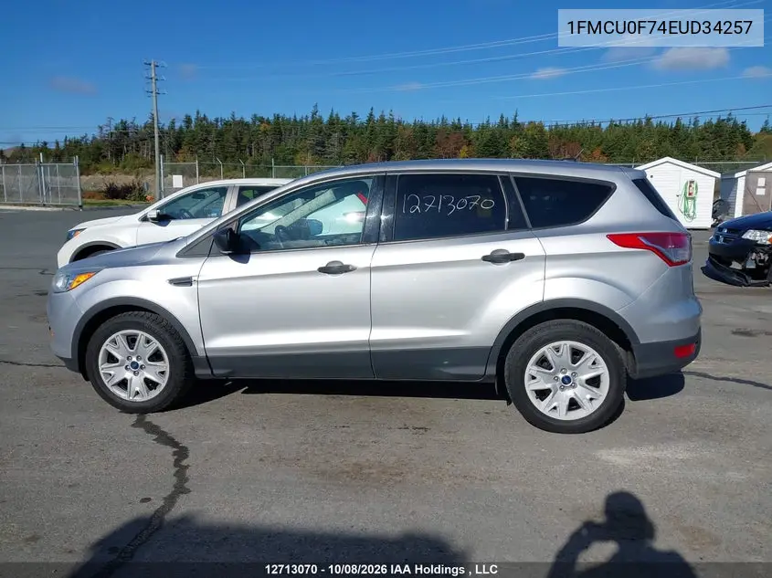 2014 FORD ESCAPE VIN 1FMCU0F74EUD34257 — фото 14