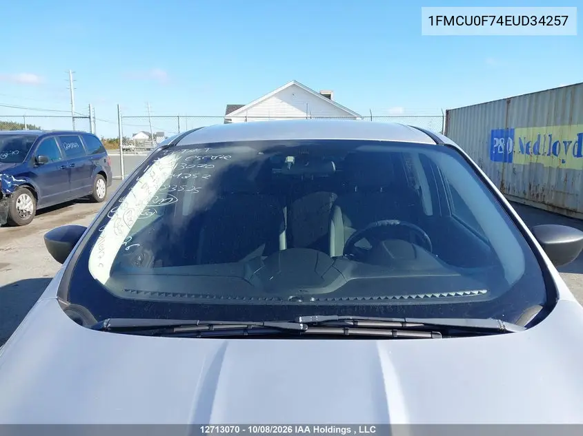 2014 FORD ESCAPE VIN 1FMCU0F74EUD34257 — фото 17
