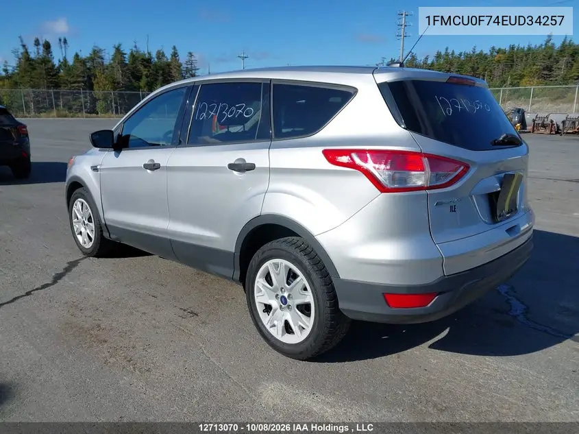 2014 FORD ESCAPE VIN 1FMCU0F74EUD34257 — фото 3