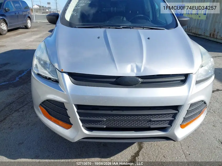 2014 FORD ESCAPE VIN 1FMCU0F74EUD34257 — фото 6