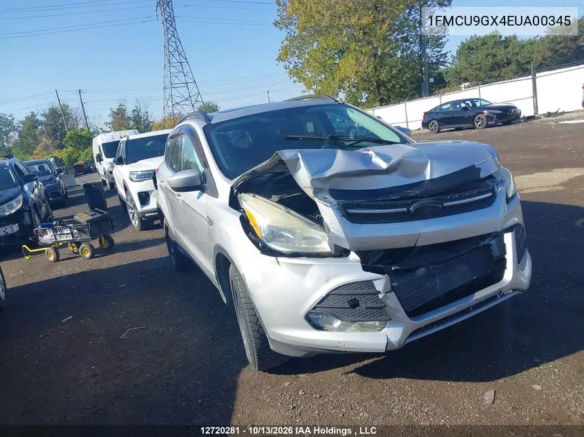 FORD ESCAPE 2014, VIN 1FMCU9GX4EUA00345