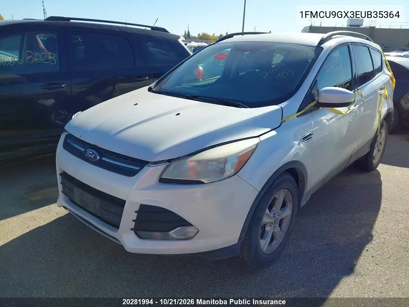 FORD ESCAPE 2014, VIN 1FMCU9GX3EUB35364