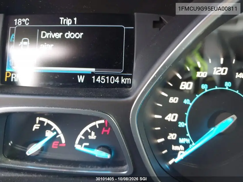 2014 FORD ESCAPE VIN 1FMCU9G95EUA00811 — фото 15