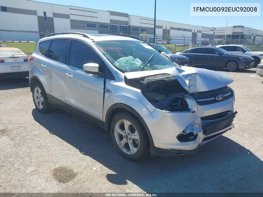 FORD ESCAPE 2014, VIN 1FMCU0G92EUC92008