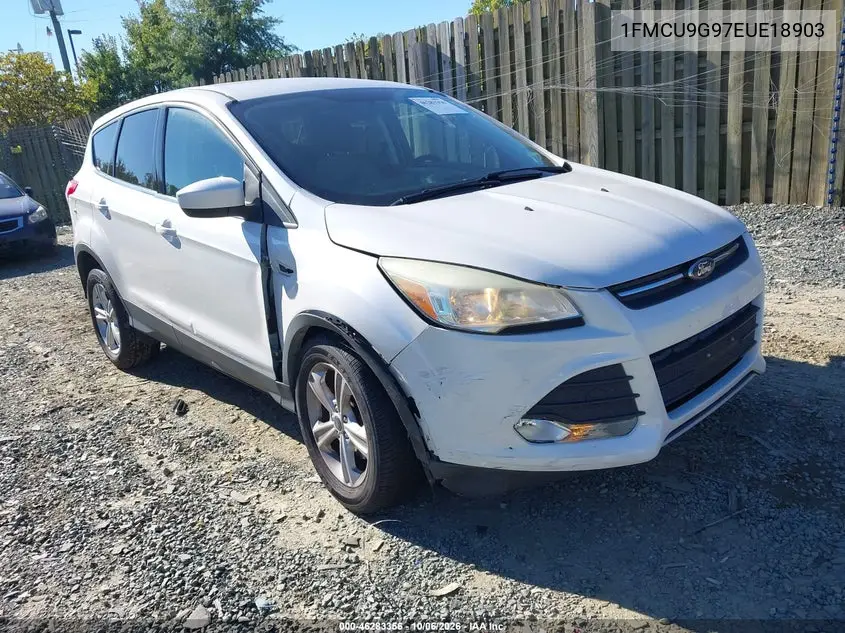 FORD ESCAPE 2014, VIN 1FMCU9G97EUE18903