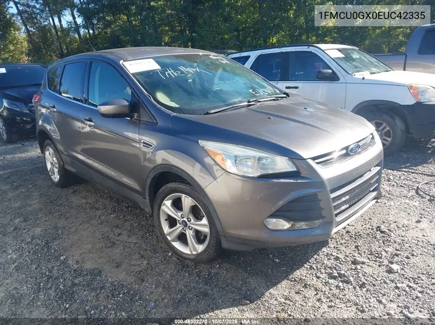 FORD ESCAPE 2014, VIN 1FMCU0GX0EUC42335