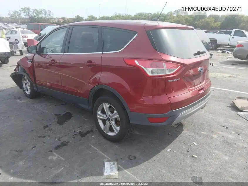 2014 FORD ESCAPE VIN 1FMCU0GX4EUD70271 — фото 3