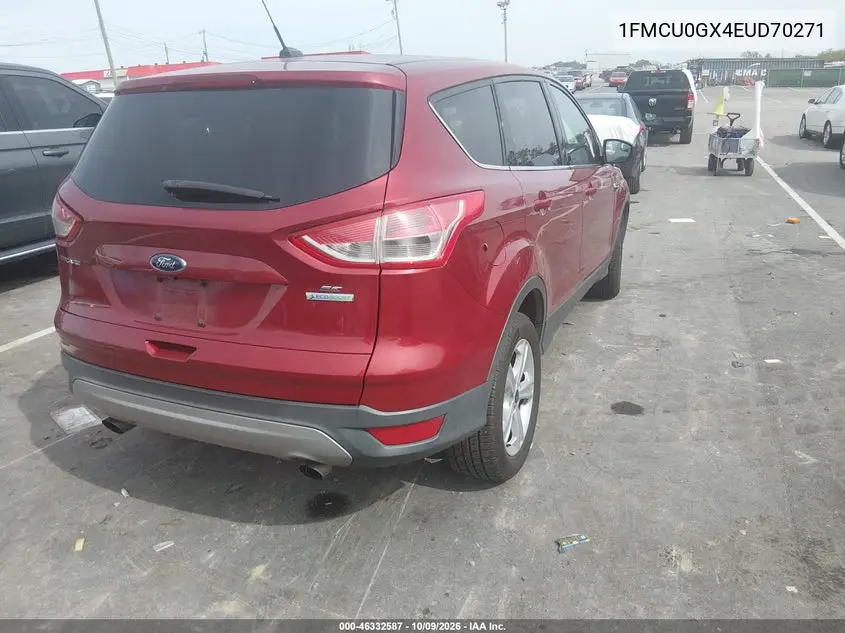 2014 FORD ESCAPE VIN 1FMCU0GX4EUD70271 — фото 4
