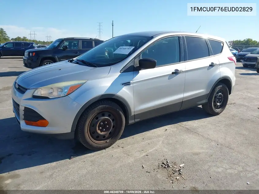 2014 FORD ESCAPE VIN 1FMCU0F76EUD02829 — фото 2