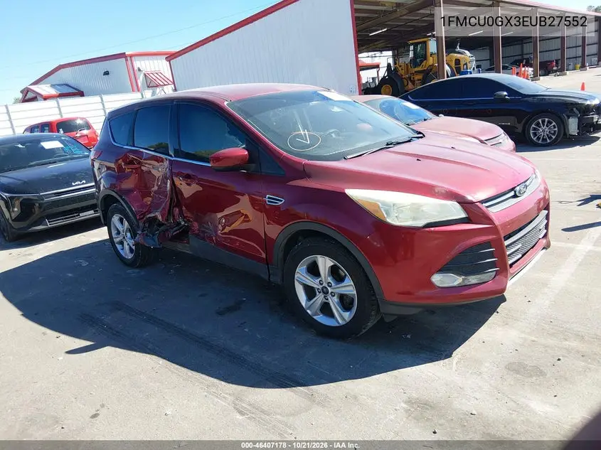 FORD ESCAPE 2014, VIN 1FMCU0GX3EUB27552
