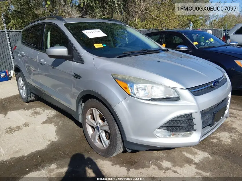 FORD ESCAPE 2014, VIN 1FMCU0GX0EUC07097