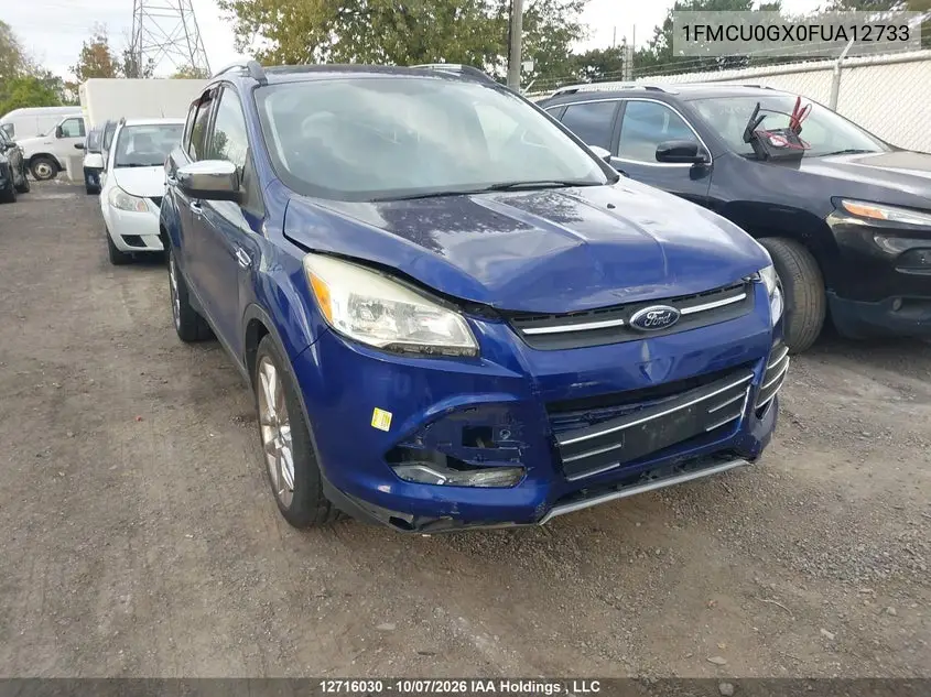 FORD ESCAPE 2015, VIN 1FMCU0GX0FUA12733