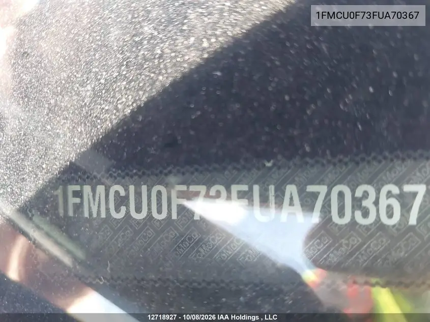 2015 FORD ESCAPE VIN 1FMCU0F73FUA70367 — фото 18