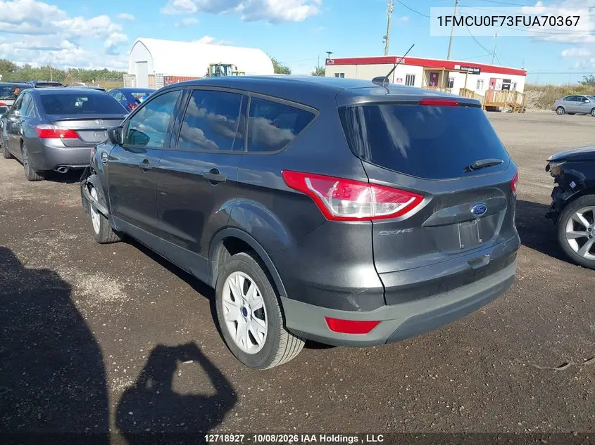 2015 FORD ESCAPE VIN 1FMCU0F73FUA70367 — фото 3