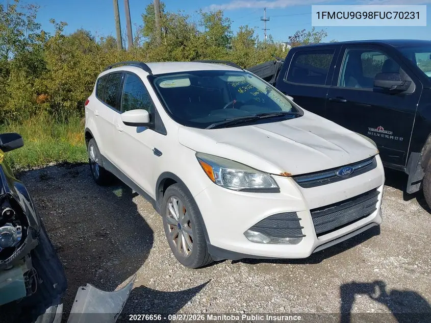 FORD ESCAPE 2015, VIN 1FMCU9G98FUC70231