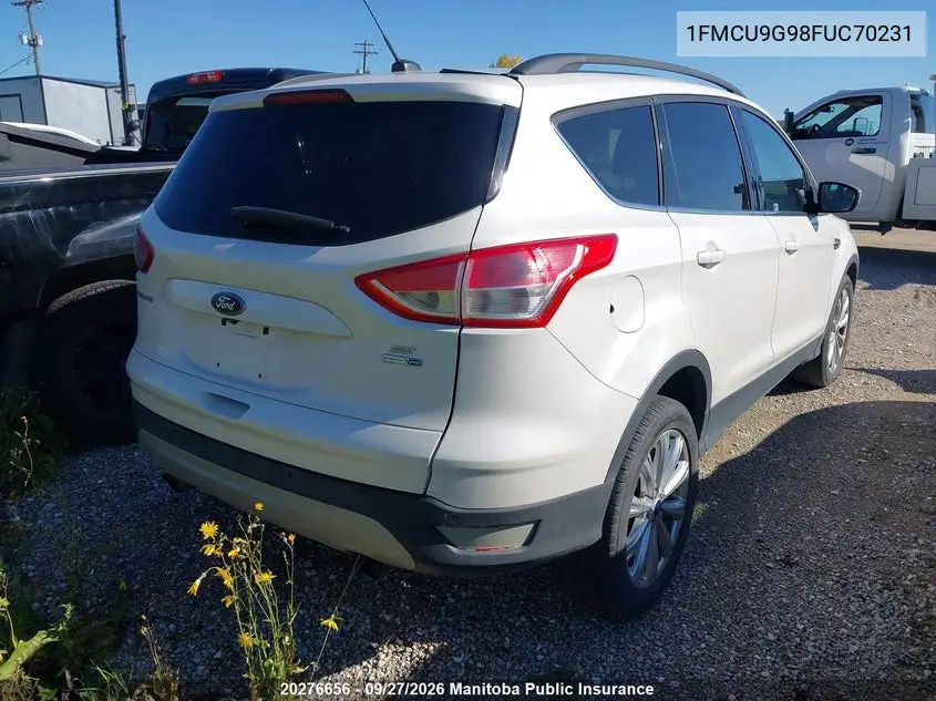 2015 FORD ESCAPE VIN 1FMCU9G98FUC70231 — фото 4