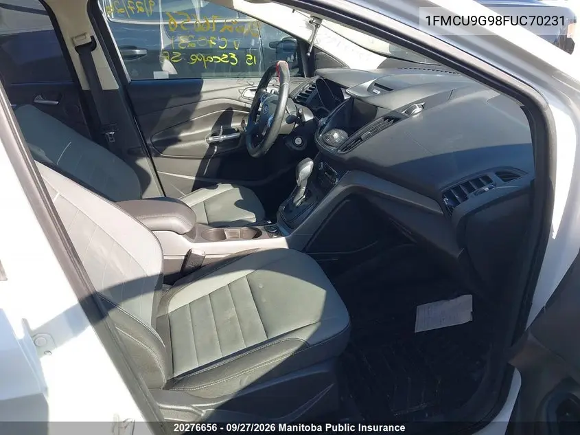 2015 FORD ESCAPE VIN 1FMCU9G98FUC70231 — фото 5