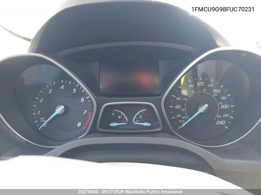 2015 FORD ESCAPE VIN 1FMCU9G98FUC70231 — фото 6