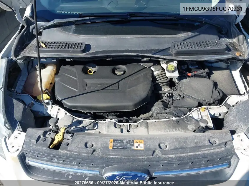 2015 FORD ESCAPE VIN 1FMCU9G98FUC70231 — фото 9