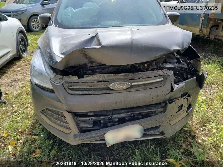 FORD ESCAPE 2015, VIN 1FMCU9G95FUC70235