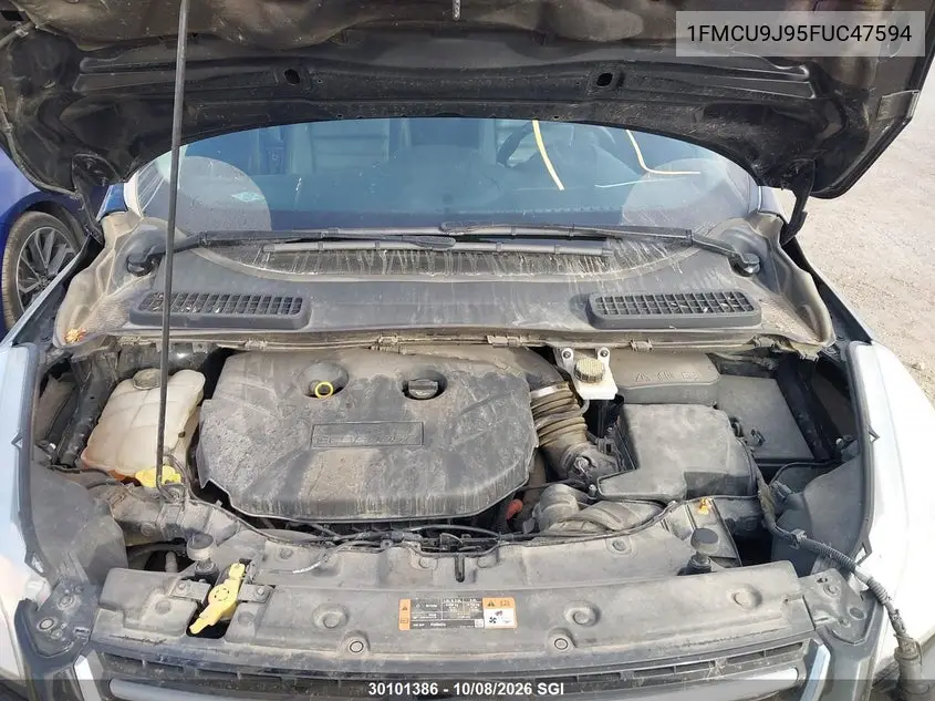 2015 FORD ESCAPE VIN 1FMCU9J95FUC47594 — фото 10