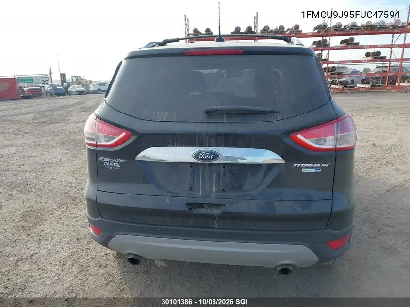 2015 FORD ESCAPE VIN 1FMCU9J95FUC47594 — фото 16