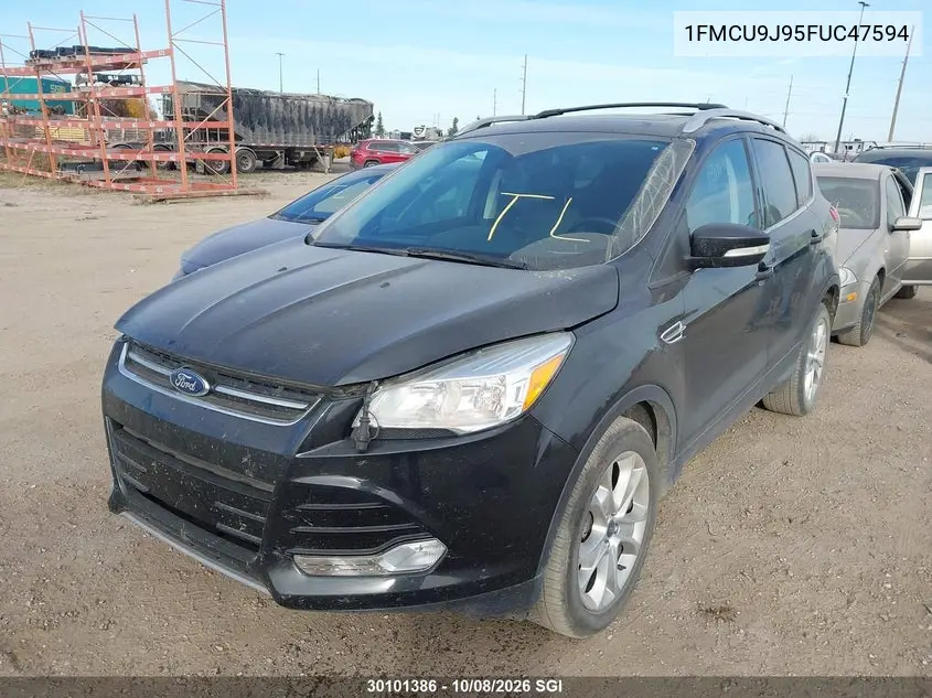 2015 FORD ESCAPE VIN 1FMCU9J95FUC47594 — фото 2