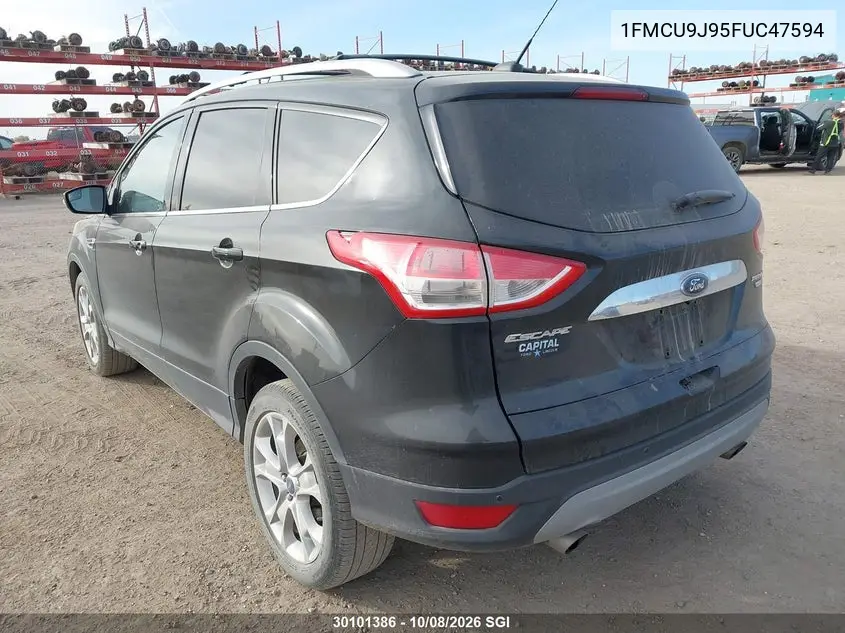 2015 FORD ESCAPE VIN 1FMCU9J95FUC47594 — фото 3