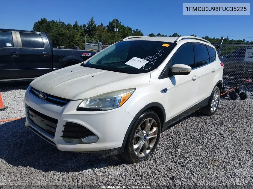 2015 FORD ESCAPE VIN 1FMCU0J98FUC35225 — фото 2