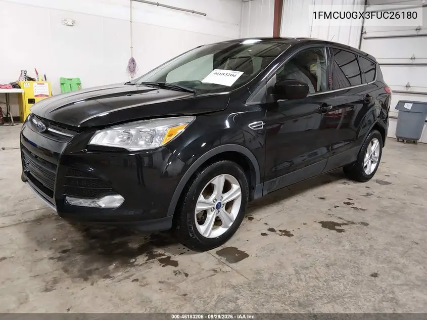 2015 FORD ESCAPE VIN 1FMCU0GX3FUC26180 — фото 2