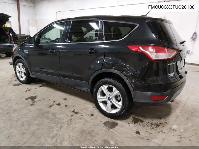 2015 FORD ESCAPE VIN 1FMCU0GX3FUC26180 — фото 3