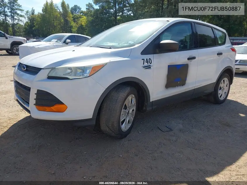 2015 FORD ESCAPE VIN 1FMCU0F72FUB50887 — фото 2