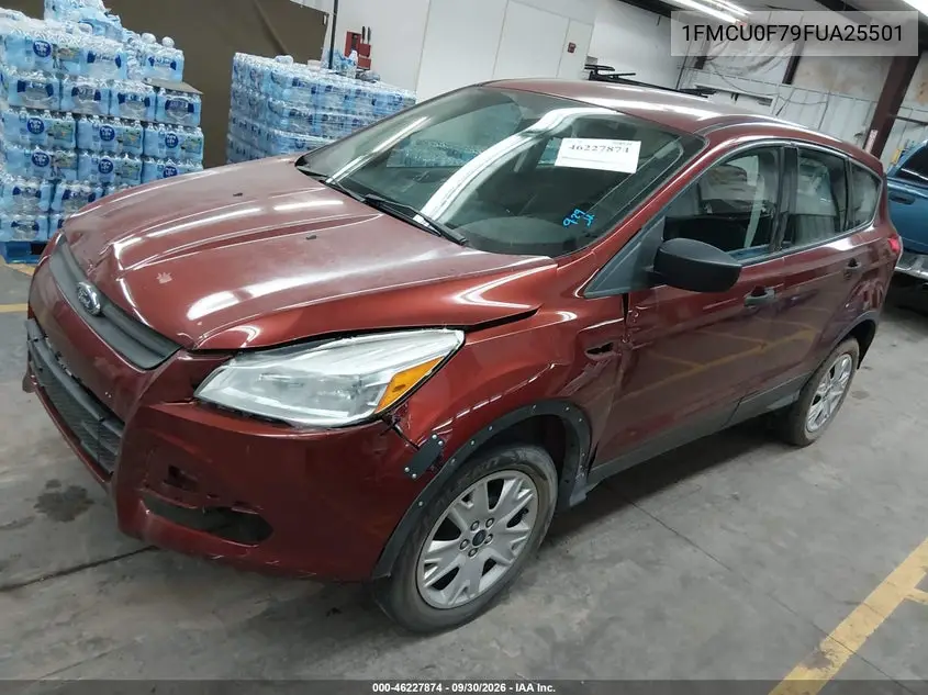 2015 FORD ESCAPE VIN 1FMCU0F79FUA25501 — фото 2
