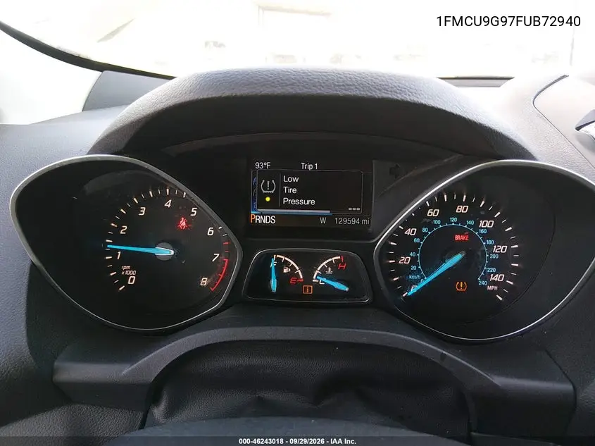 2015 FORD ESCAPE VIN 1FMCU9G97FUB72940 — фото 7