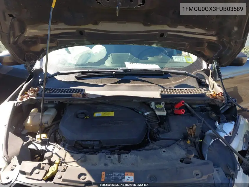 2015 FORD ESCAPE VIN 1FMCU0GX3FUB03589 — фото 10